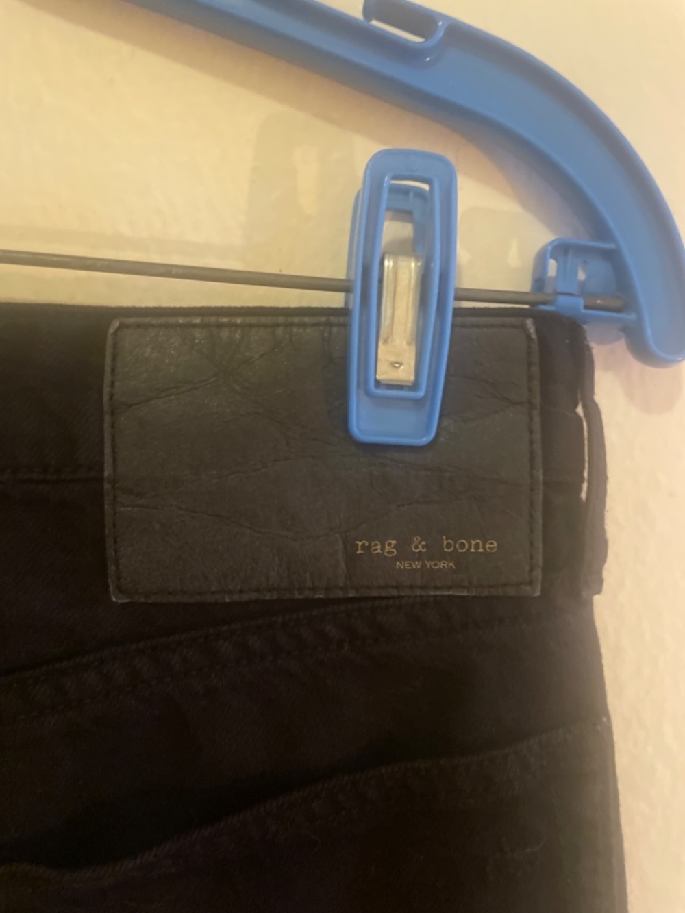 Rag and Bone Logan Wide Leg Jeans $278 Black Featherweight perfect condition - Picture 4 of 4